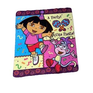 Nick Jr 2004 Dora The Explorer Blanket Fleece Throw A Party